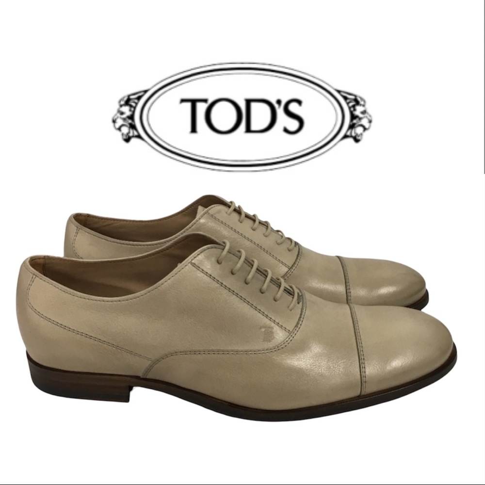 Tod’s lace up smooth leather shoes vintage style
